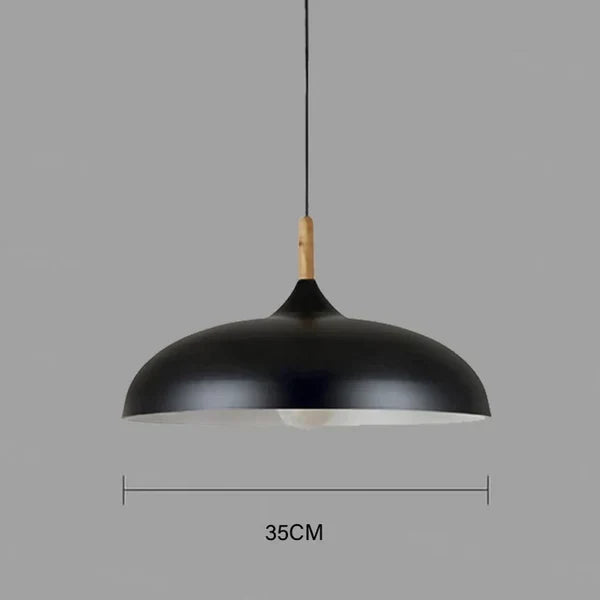 Scandinavian Oak Ceiling Lamp | Modern and Energy-Efficient
