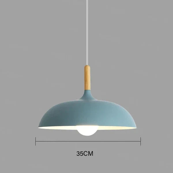Scandinavian Oak Ceiling Lamp | Modern and Energy-Efficient