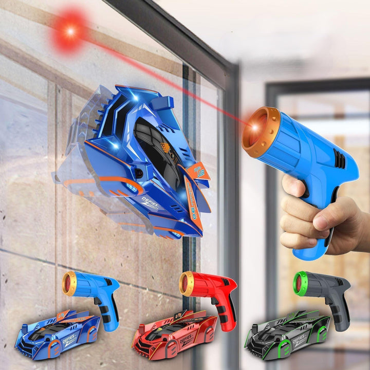 Wall Climbing Rc Car with Laser Pointer Control and USB Rechargeable Battery