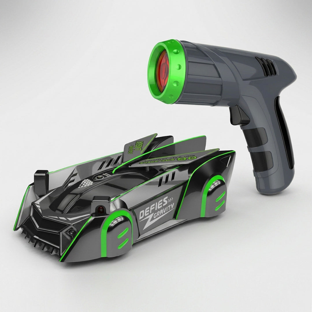 Wall Climbing Rc Car with Laser Pointer Control and USB Rechargeable Battery