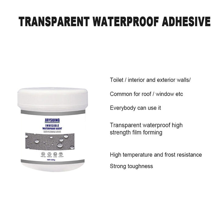 Waterproof Sealant with Liquid Rubber Coating and Application Brush Pipe Thread
