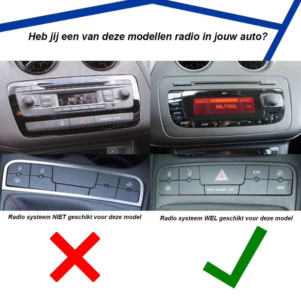 Seat Ibiza 6J | CarPlay & Android Auto | 2009-2013 | Plug & Play