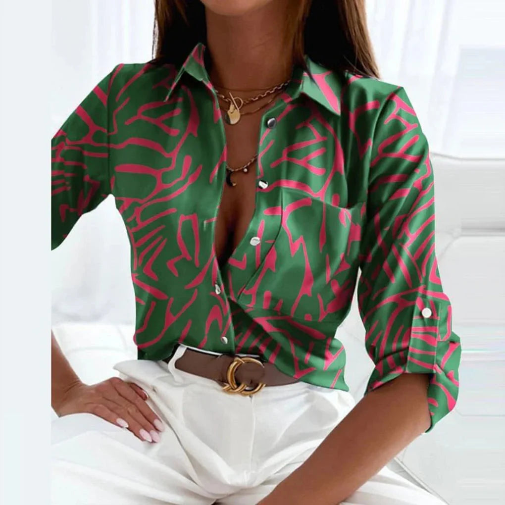 Women’s Tailored Point Collar Blouse