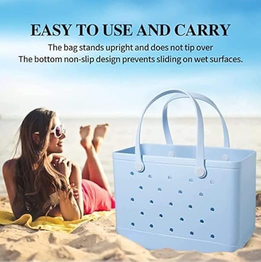 Women's Washable EVA Beach Bag – Size L